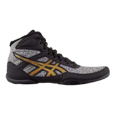 asics black and gold wrestling shoes