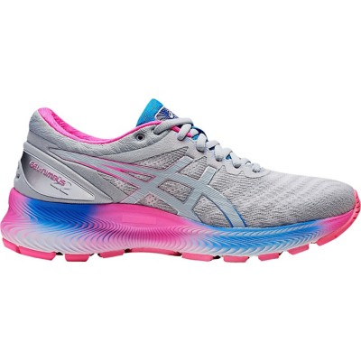womens asics grey and pink