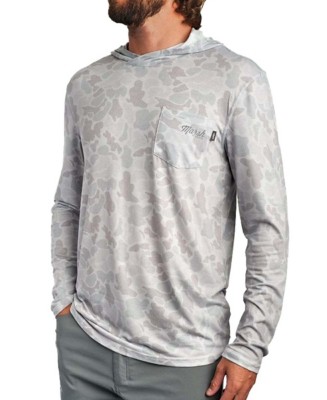 Men's Marsh Wear Pamlico Performance Hoodie Long Sleeve T-Shirt