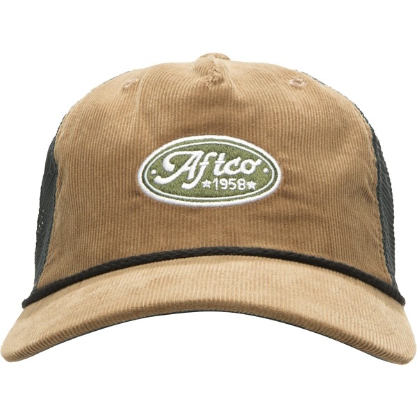 AFTCO Omega Trucker Snapback Hat Saddle