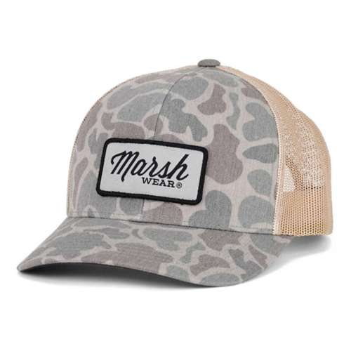 Men's Marsh Wear Script Trucker Snapback Hat