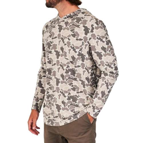 Men's Marsh Wear Buxton Performance Long Sleeve Hooded T-Shirt