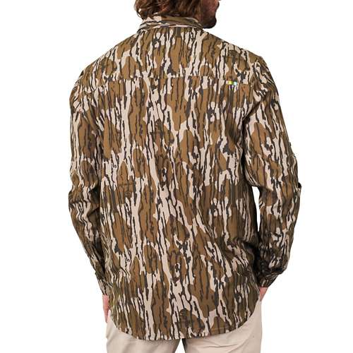 Men's Marsh Wear Lenwood Mossy Oak Long Sleeve Button Up Shirt