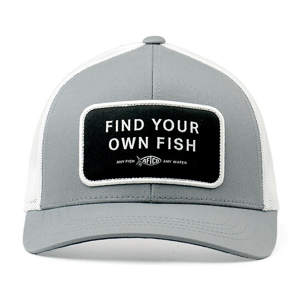Men's Aftco Saying Trucker Adjustable Hat One Size Steel