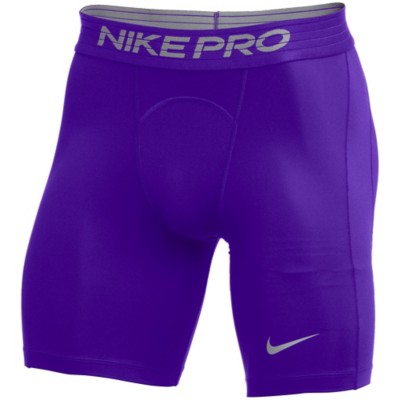 purple nike compression shorts