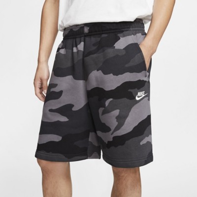 nike fleece shorts camo