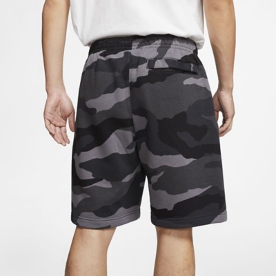 nike fleece shorts camo