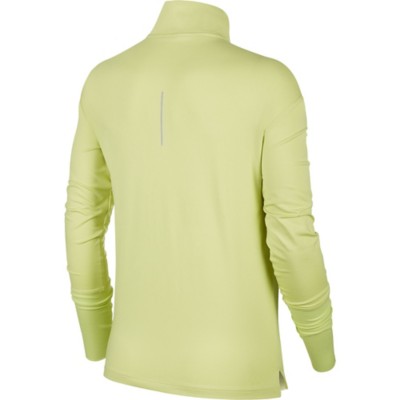 yellow nike half zip