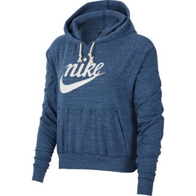 nike gym vintage hoodie blue