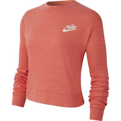 women's nike gym vintage crew top