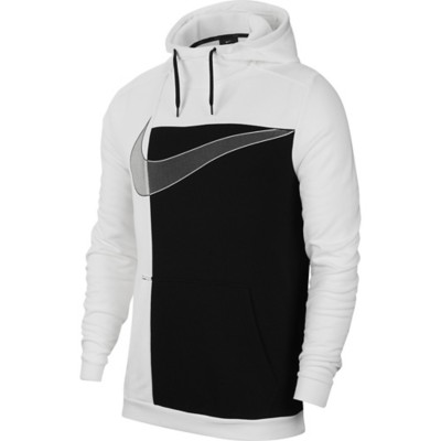 white nike dri fit hoodie