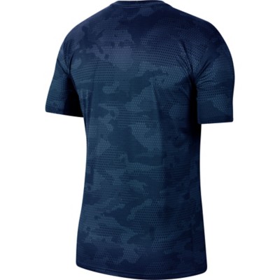 nike men's dry legend camo swoosh graphic tee