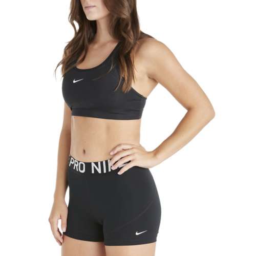 Nike Swoosh Medium-Support 1-Piece Pad Sports Bra Women - black/white BV3636 -010