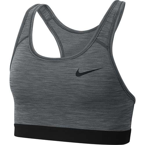 Nike Womens Activewear Sports Bra Racerback Sleeveless Logo Black