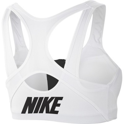 nike women's shape high support zip sports bra