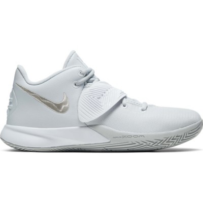 kyrie flytrap white metallic silver