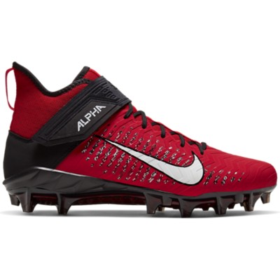 nike alpha cleats red