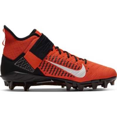 orange football cleats