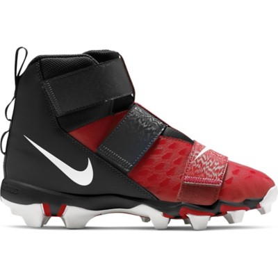 boys red football cleats