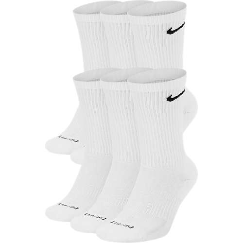 LA Active Athletic Crew Grip Socks - 6 Pairs - Baby Toddler Infant