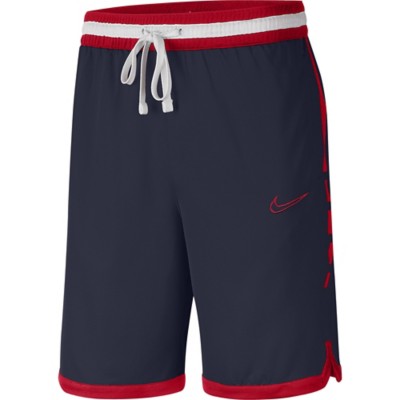 red nike basketball shorts