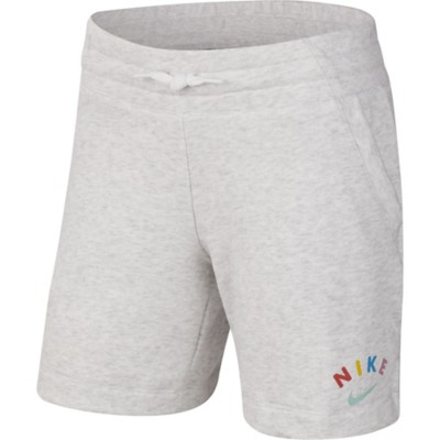 girls nike fleece shorts
