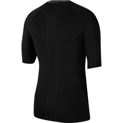 nike men's pro half sleeve compression football shirt