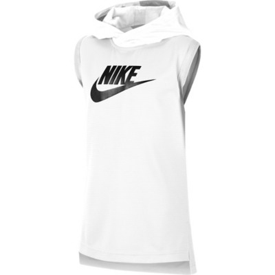 black nike sleeveless hoodie