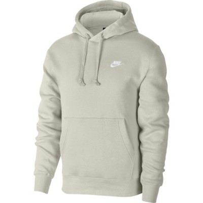 nike club hoodie white