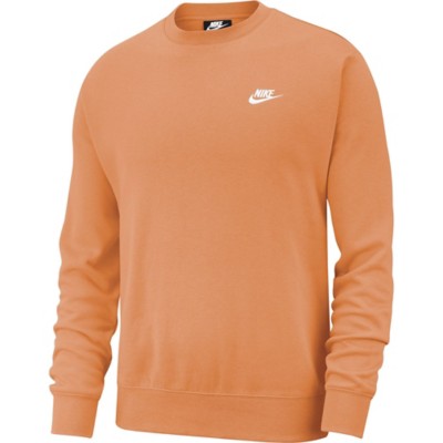 orange nike crew neck