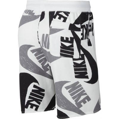 men's nike sportswear allover print athletic shorts