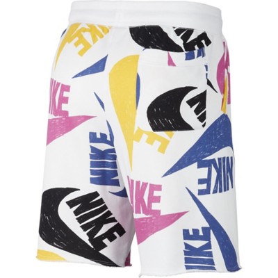 men's nike sportswear allover print athletic shorts