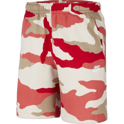 nike camo fleece shorts