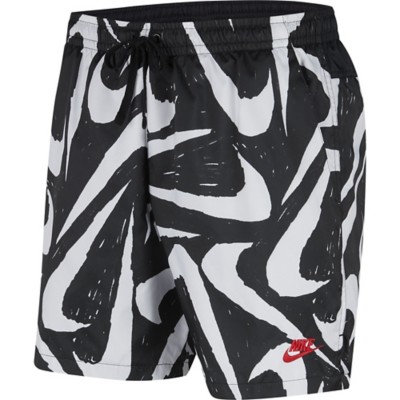 men's nike sportswear allover print woven shorts