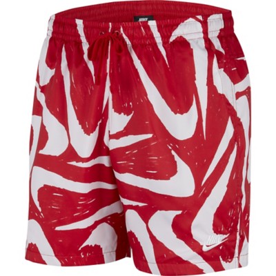 women's nike sportswear allover print woven shorts