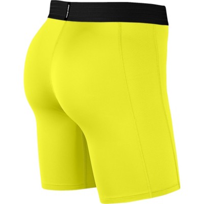 yellow nike compression pants