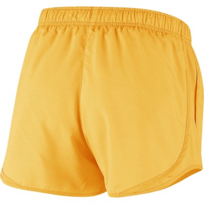 womens yellow nike shorts