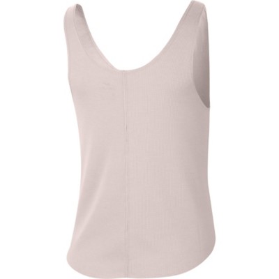 nike women's yoga luxe henley tank