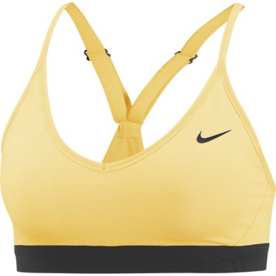 nike yellow sports bra