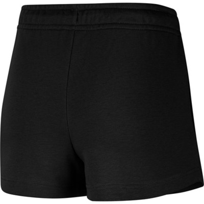 women's nike french terry yoga shorts