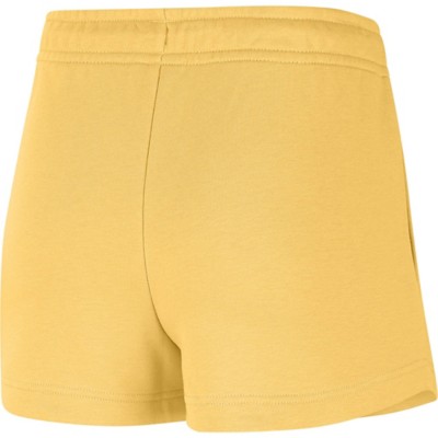 nike essential shorts yellow