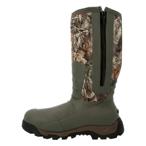 front zipper hunting boots