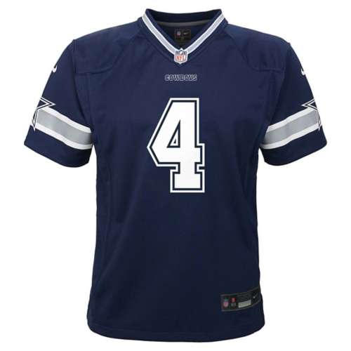 Blue Nike NFL Dallas Cowboys Prescott #4 Game Jersey