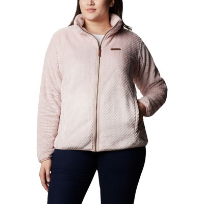 columbia fire side sherpa full zip jacket women's plus sizes