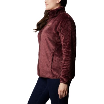 columbia fire side sherpa full zip jacket women's plus sizes