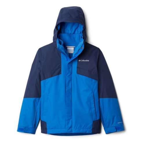 Boys' Columbia Bugaboo II Fleece Interchange Waterproof Hooded 3-in-1 Jacket