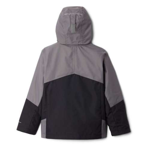 Boys' Columbia Bugaboo II Fleece Interchange Waterproof Hooded 3-in-1 hem jacket