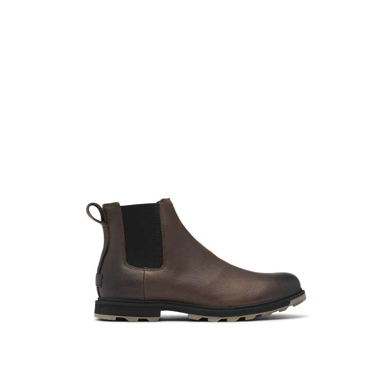 sorel madson chelsea waterproof leather boots