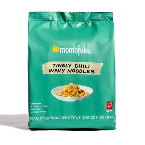 Momofuku A-Sha Tingly Chili Wavy Noodles 5 Servings