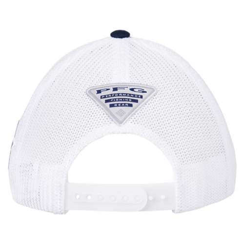 Youth Columbia Navy Dallas Cowboys PFG Mesh Snapback Hat